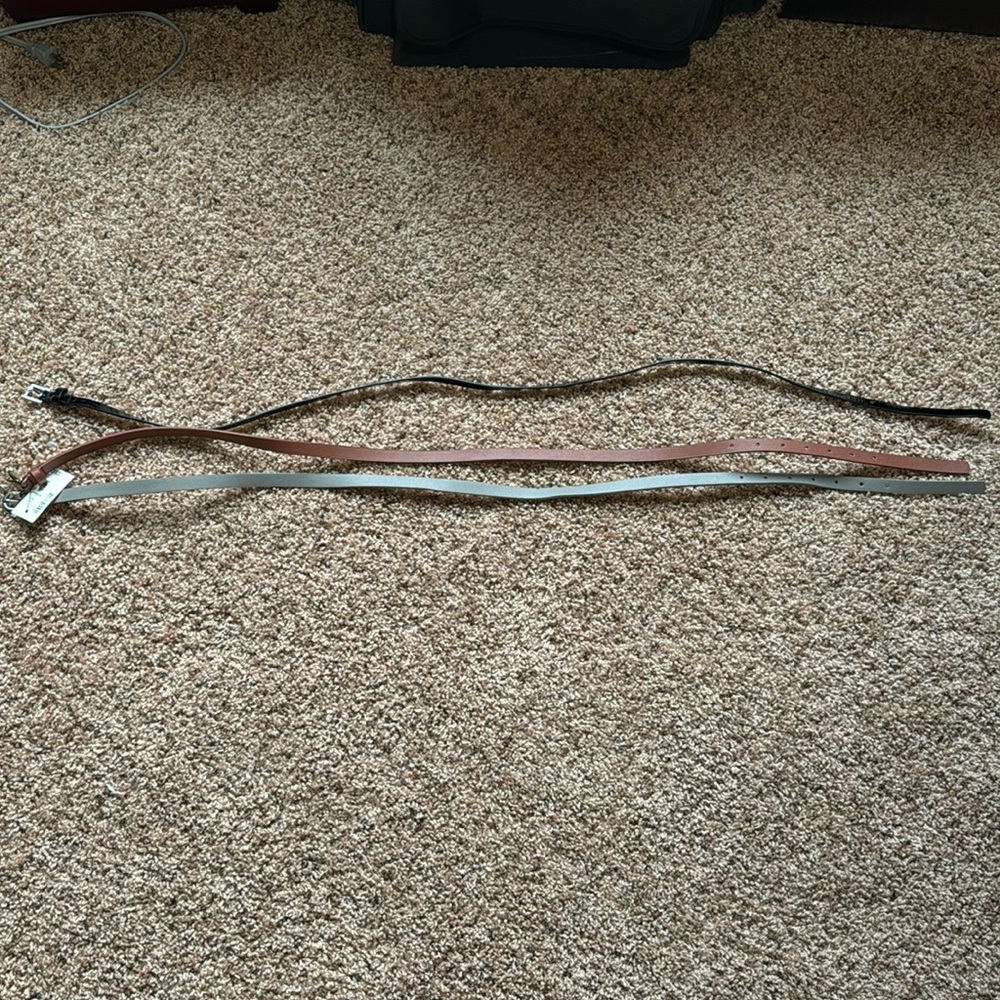 NWT 3 belts size small/medium.